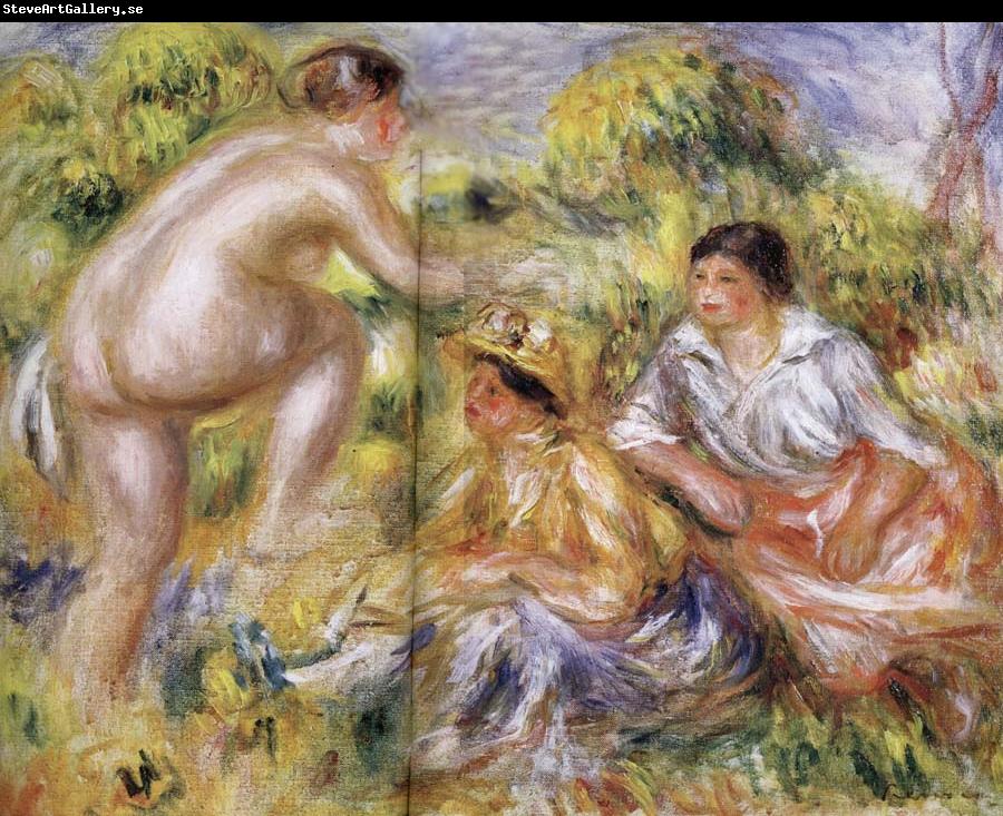 Pierre Renoir Young Women in the Country